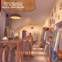 Thiết kế cửa hàng thời trang Vintage - H One