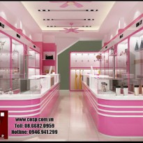 Thiết kế cửa hàng Mỹ Phẩm Xách Tay - Quận Tân Phú