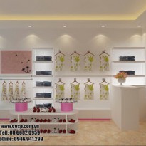 Thiết kế cửa hàng thời trang trẻ em Chuppy