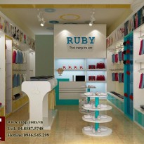 Thiết kế và thi công cửa hàng thời trang trẻ em Ruby - Vũng Tàu
