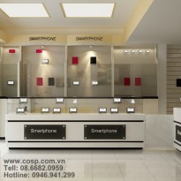 Thiết kế cửa hàng điện thoại di động - Quận 10- HCM