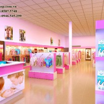 Thiết kế và thi công siêu thị mini mẹ và bé - Vĩnh Phúc