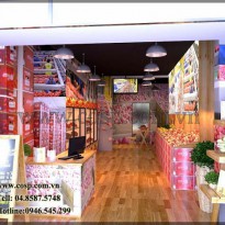 Thiết kế cửa hàng trái cây nhập khẩu Vfood - Phố Huế