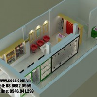 Thiết kế cửa hàng - điện máy - thực phẩm chức năng