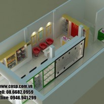 Thiết kế cửa hàng - điện máy - thực phẩm chức năng