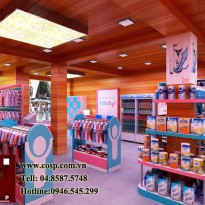 Thiết kế siêu thị mini Baby Sol - Giảng võ