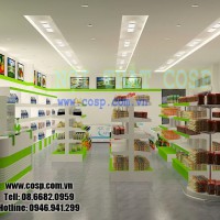 Thiết kế và thi công siêu thị Mini - Quận Gò Vấp