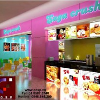 Thiết Kế Gian Hàng Đồ Ăn Nhanh Saga Crush - Royal City