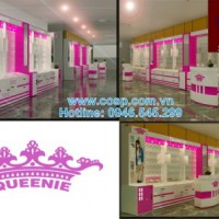 Thiết Kế Và Thi Công Gian Hàng Nữ Trang Queenie - Big C The Garden