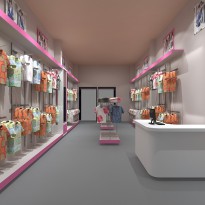 Thiết kế và thi công shop thời trang nữ tại Đông Anh - Hà Nội