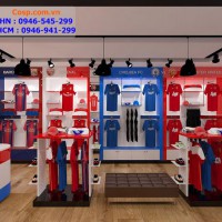 Dự án thiết kế shop thể thao FC Holic - Chị Linh - HCM
