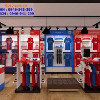 Dự án thiết kế shop thể thao FC Holic - Chị Linh - HCM