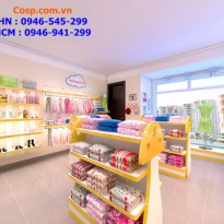 Thiết kế shop thời trang và phụ kiện trẻ em - Anh Hoàng Anh - Hà Nội