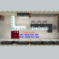 Thiết kế cửa hàng điện thoại - Chị Vy - Quận 5 - TP. HCM