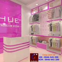 Thiết kế cửa hàng thời trang trẻ em cao cấp - Chị Huế - Thái Nguyên