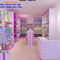 Thiết kế và thi công cửa hàng thời trang M&P - Chị Hiền - Lạng Sơn