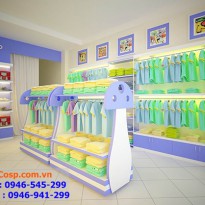 Thiết kế cửa hàng thời trang cho bé - Chị Hà - Trưng Nhị