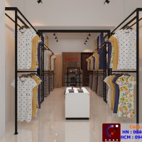 Thiết kế cửa hàng thời trang cao cấp - chị Trang - Quận 3