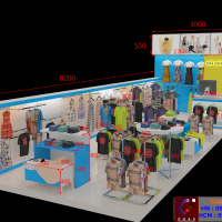 Thiết Kế Gian Hàng Thời Trang - Anh Tiên - Coop Mart - Vũng Tàu