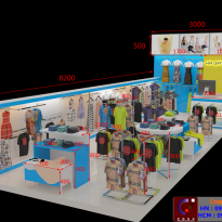Thiết Kế Gian Hàng Thời Trang - Anh Tiên - Coop Mart - Vũng Tàu