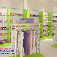 Thiết Kế Tủ Shop Quần Áo - Chị Bưng - Nhơn Trạch - CPKTT117