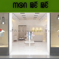 Thiết kế shop thời trang trẻ em Mon Bé Bé - Bình Dương