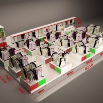 Thiết kế gian hàng thời trang trẻ em Kids Land - Bình Thạnh