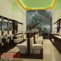 Thiết kế cửa hàng thiết bị vệ sinh - Chị Hồng - Gia Lai