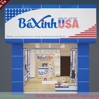 Thiết kế shop quần áo trẻ em - Bé Xinh USA