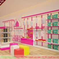 Thiết kế cửa hàng mẹ và bé - Chị Yến - Vũng Tàu