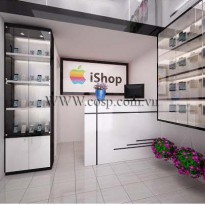 Thiết kế nội thất shop điện thoại Cầu Mới - Hà Nội