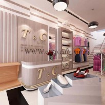 Thiết kế nội thất shop thời trang T&C