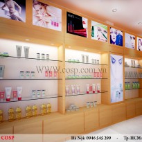Thiết kế nội thất shop mỹ phẩm - Anh Trung - Quận 10