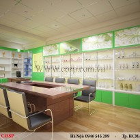 Thiết kế cửa hàng mỹ phẩm - Renes