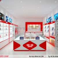 Thiết kế nội thất cửa hàng máy tính - Anh Hùng - Đăk Nông