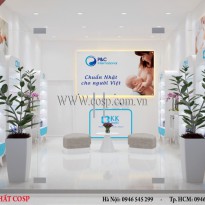 Thiết kế nội thất cửa hàng bình sữa trẻ em chị Vân - Quang Trung - Gò Vấp - Tp. Hồ Chí Minh