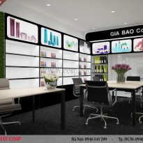 Thiết kế nội thất văn phòng - Trưng bày sản phẩm - Chị Dung - TP.HCM