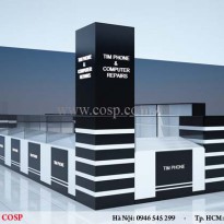 Thiết Kế Gian Hàng Bán - Sửa Chữa Điện Thoại - Anh Thiện