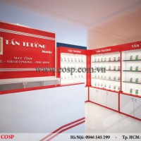 Thiết kế nội thất shop điện thoại - A.Thạch - Đồng Hới