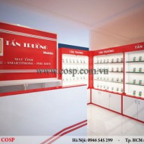 Thiết kế nội thất shop điện thoại - A.Thạch - Đồng Hới