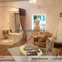 Thiết kế cửa hàng áo cưới - Chị Hoa - Long Biên
