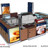Thiết Kế Kiosk Đồ Ăn Nhanh - KIK003