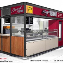 Thiết Kế Kiosk Đồ Ăn Nhanh - KIK010