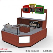 Thiết Kế Kiosk Đồ Ăn Nhanh - KIK001