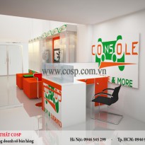 Thiết kế nội thất cửa hàng game - Anh Bảo - Gò Vấp