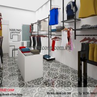 Thiết kế shop cửa hàng quần áo đẹp - Chị Nhung - Quận 1