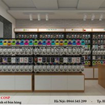 Thiết kế cửa hàng phụ kiện điện thoại - Chị Hạnh - TPHCM