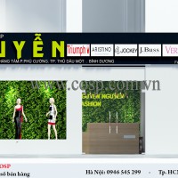 Thiết kế shop thời trang - Chị Lụa - Bình Dương