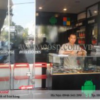 Thi công cửa hàng mua bán và sửa chữa điện thoại - Anh Trung - Hà Nội