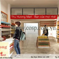 Thiết kế thi công siêu thị mini Thu Hương - Sơn La